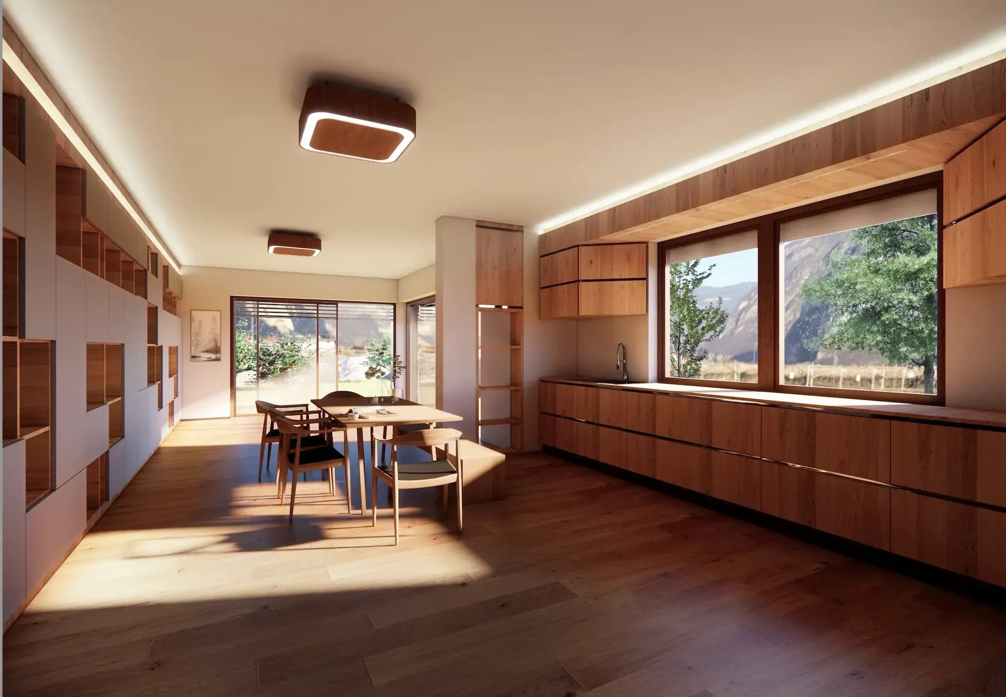 Luminoso e moderno trilocale con terrazza